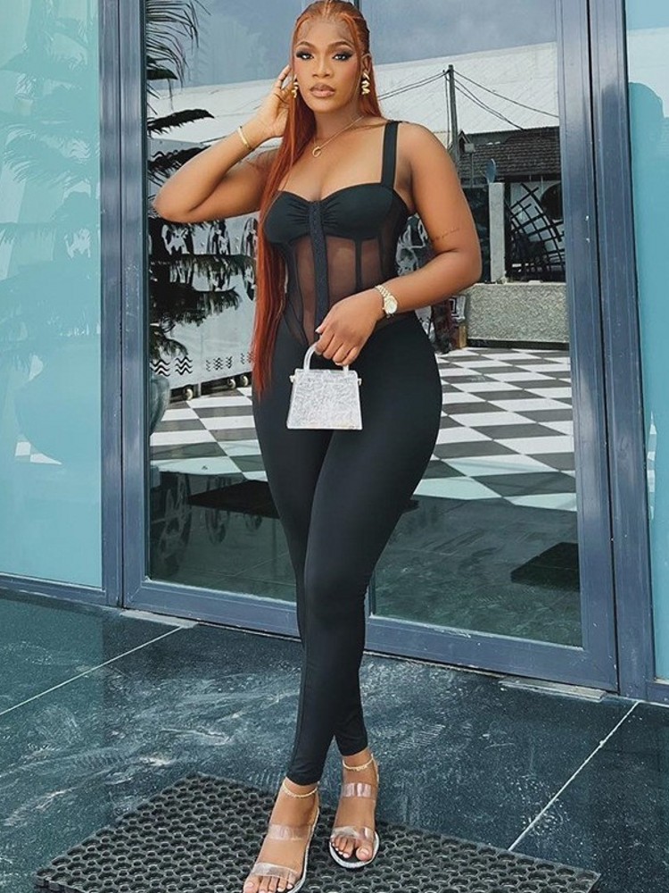Yoga Overall Fitness - Sexy Hollow Backless Sporty Tight Jumpsuit