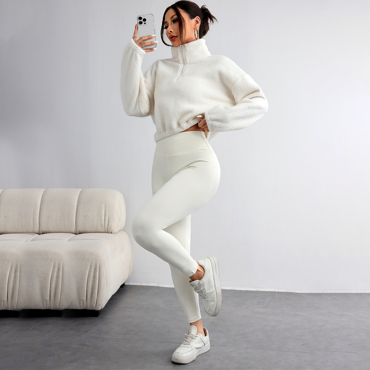 New Autumn and Winter Solid Co - Yoga Fitness Hoodie recension och pris