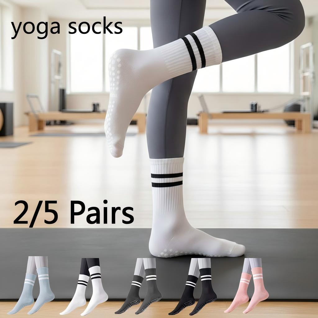 Women Non Slip Yoga Socks, Gri - Yoga Fitness Pilates recension och pris