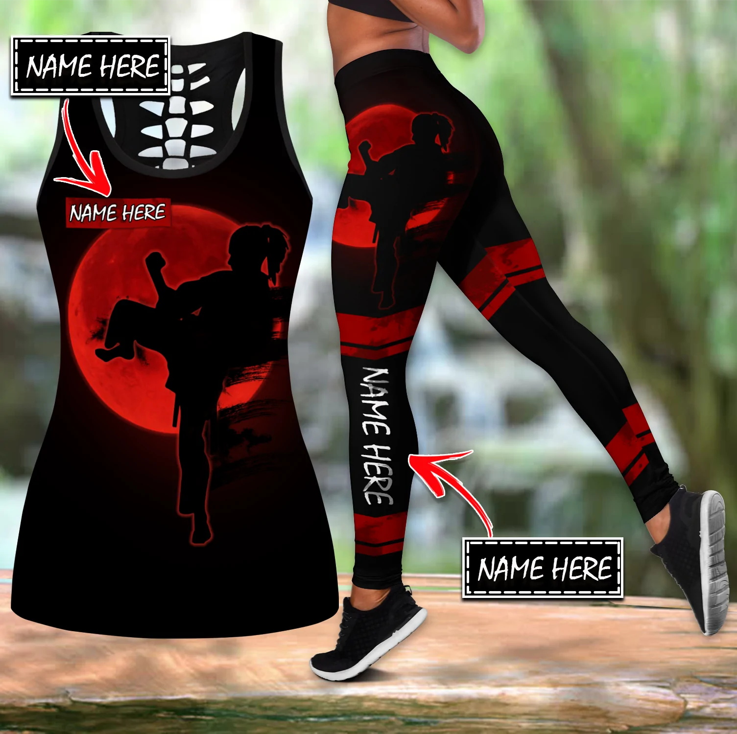 Customize Name Karate 3D Print - Yoga Fitness Name recension och pris