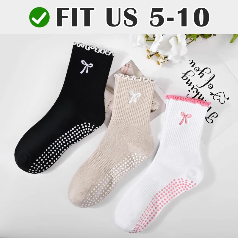 Professional Yoga Socks, Cotto - Yoga Fitness Pilates recension och pris