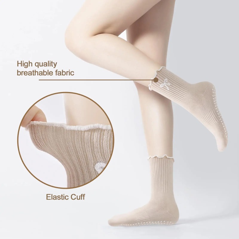 Professional Yoga Socks, Cotto - Yoga Fitness Pilates recension och pris