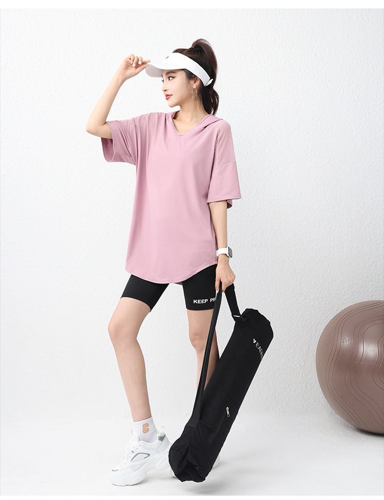 Woman Yoga Short Sleeve Hoodie - Yoga Fitness Hoodie recension och pris