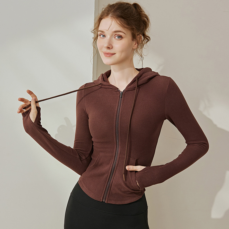 Autumn Winter New Women Long S - Yoga Fitness Hoodie recension och pris