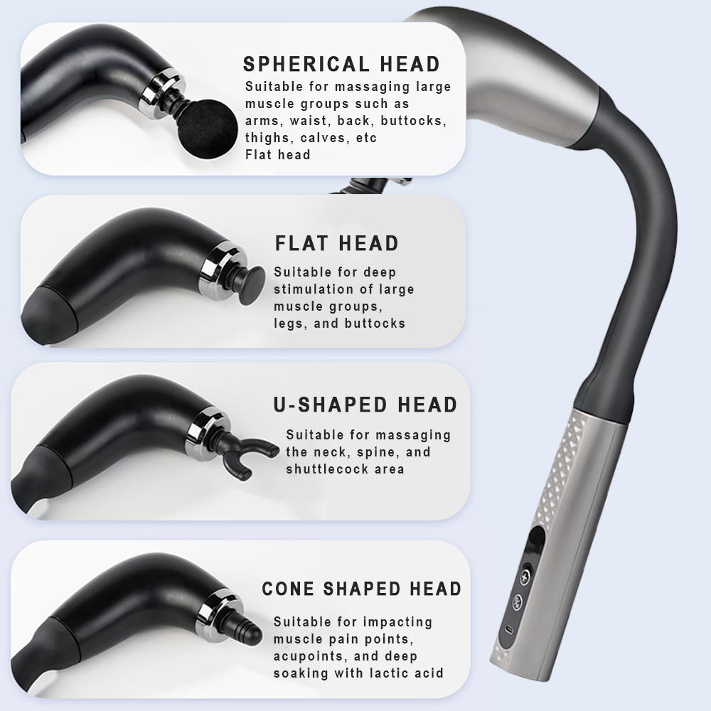 Portable Fascial Massage Gun E - Vibration Massage Gun recension och pris