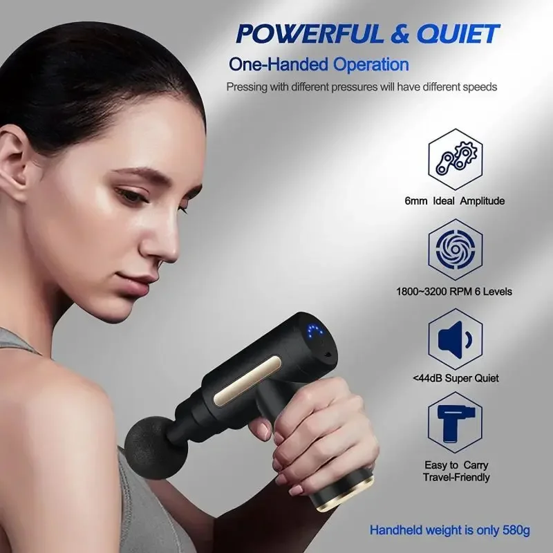 Portable Fascial Massage Gun E - Vibration Massage Gun recension och pris