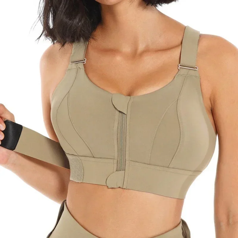 Front Zipper Women Sports Bra  - Yoga Fitness Plus recension och pris