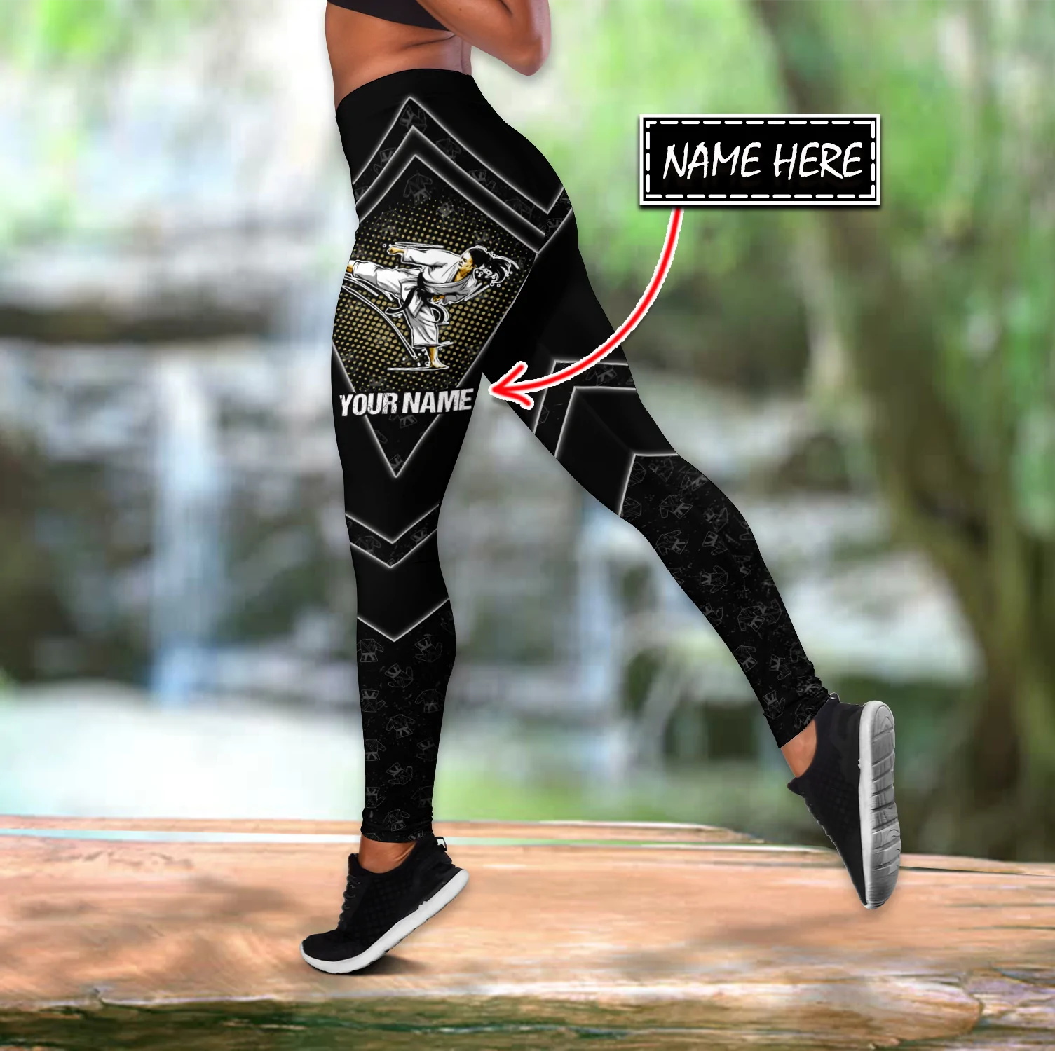 Customize Name Karate 3D Print - Yoga Fitness Name recension och pris