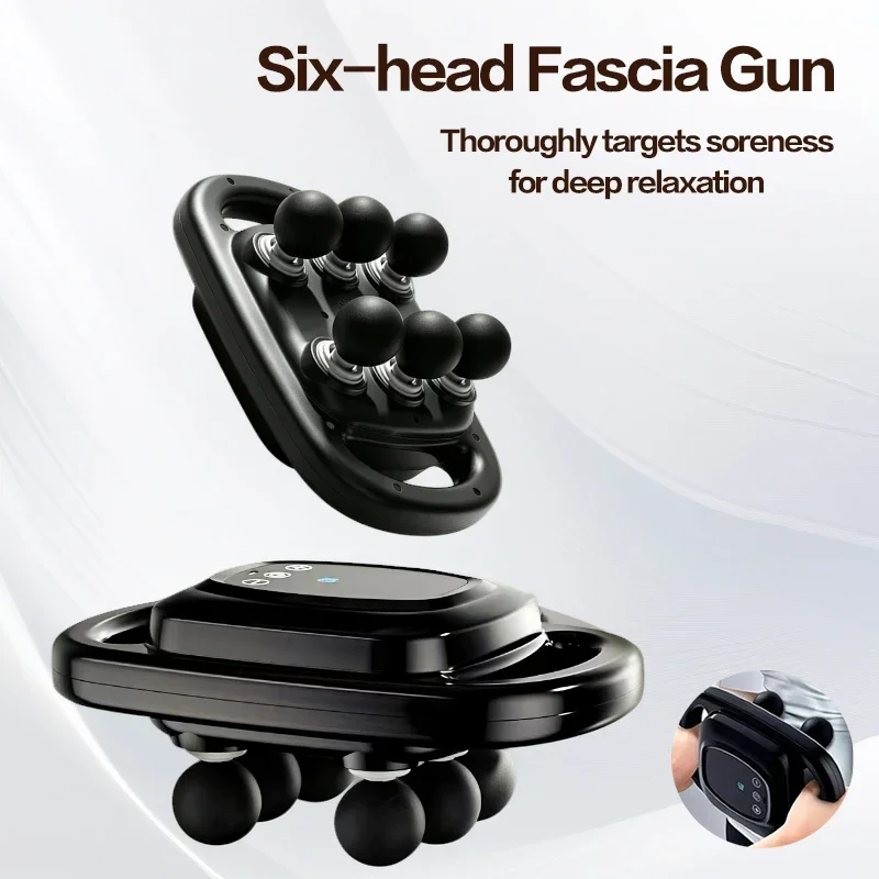 6-Head Deep Tissue Massage Gun - Vibration Massage Gun recension och pris