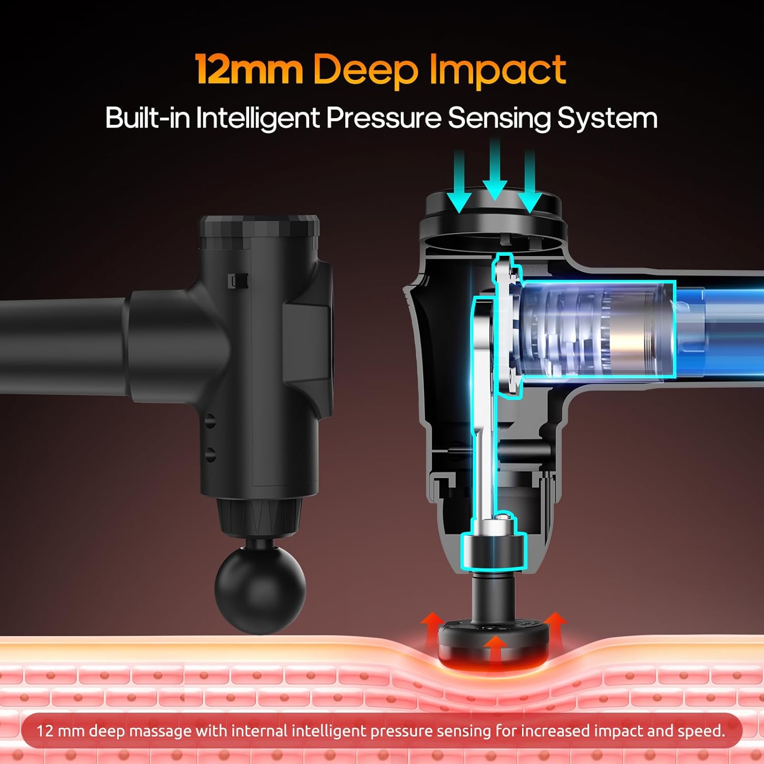 LINGTENG Deep Tissue Massage G - Vibration Massage Gun recension och pris